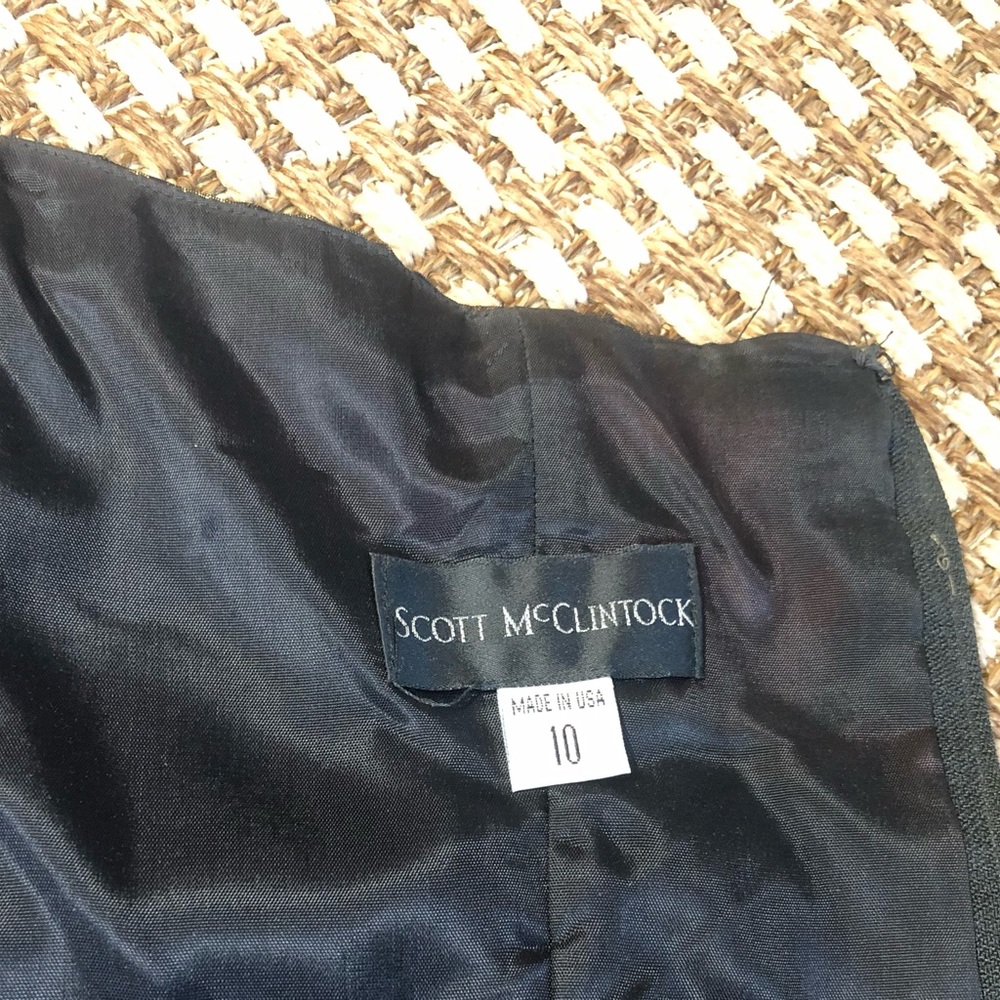 Scott McClintock Sexy Gold Women’s Size 10 Acetate Bustier - Picture 8 of 9